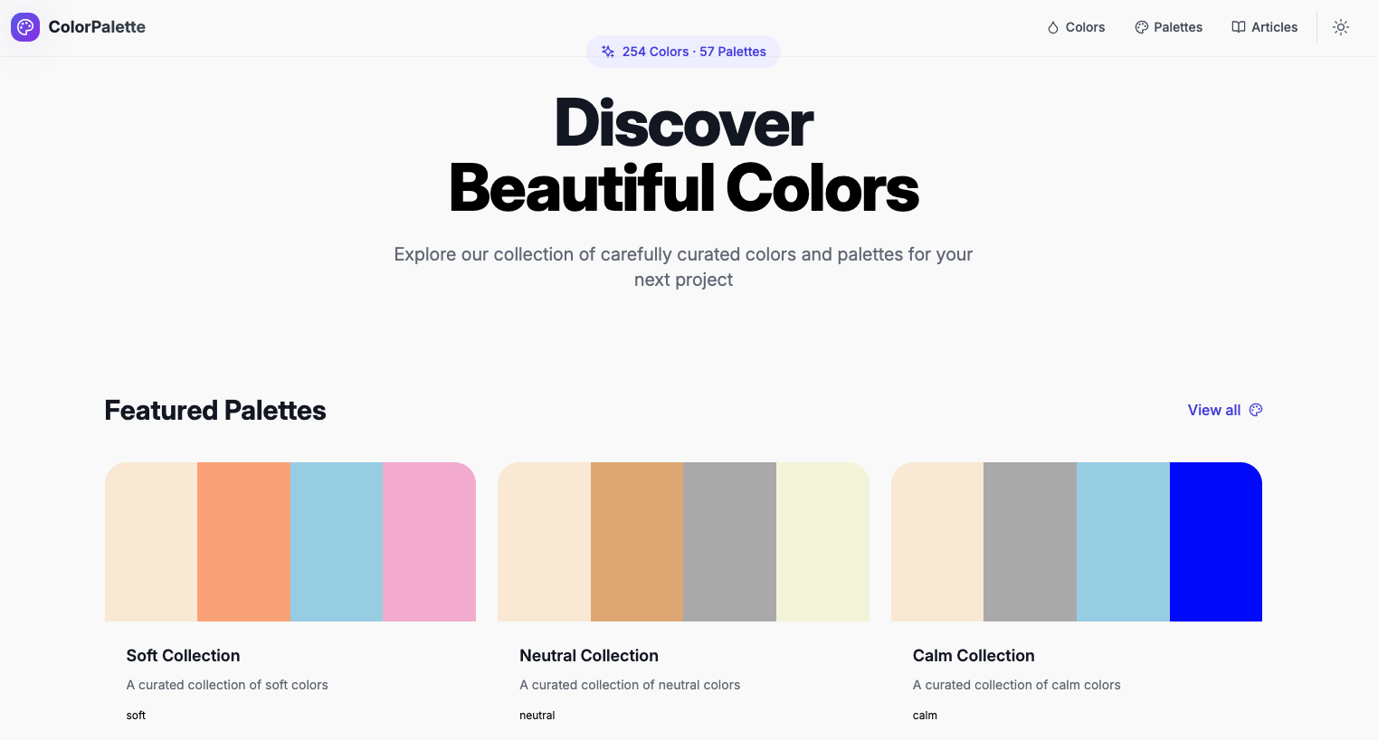 Color Palettes